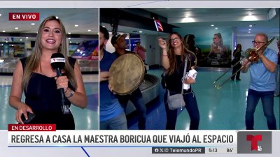 Emocionante llegada de Aymette Medina a Puerto Rico