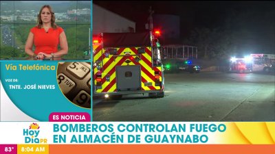 Baterías de litio que iban a ser decomisadas habrían provocado fuego en almacén de Guaynabo