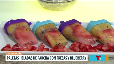 Cocina al día | Paletas heladas de parcha