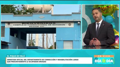 Oficial correccional habría intentado huir luego de que le ocuparan drogas