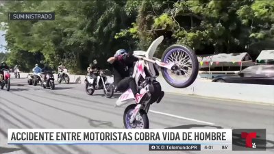 Tragedia en corrida de motoras: hombre pierde la vida