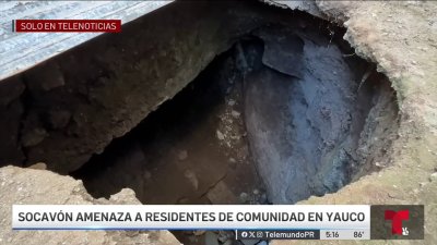 “¡Se hunde la calle!”: socavón pone en peligro a comunidad en Yauco