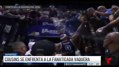 Trifulca en Bayamón: Demarcus Cousins se enfrenta a fanáticos vaqueros
