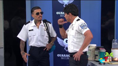 Cadete Raúl ingresa a la academia de Guaraguao Security