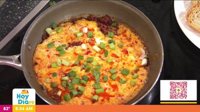 Sazón al día | Dip de queso y chorizo