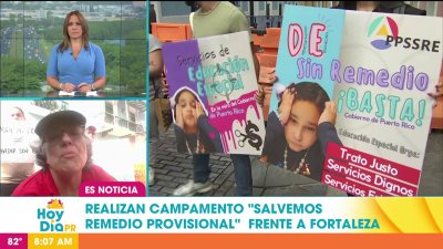 Terapistas de educación especial protestan por falta de pagos y revisión de tarifas