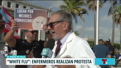 Enfermeros alzan su voz en protesta frente al Capitolio