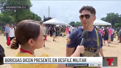 Boricuas defienden el costoso desfile militar de Donald Trump