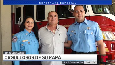 Amor por servir: bombero deja en sus hijos la vocación por su profesión