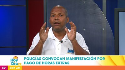 Policías convocan protesta por falta de pago de horas extras