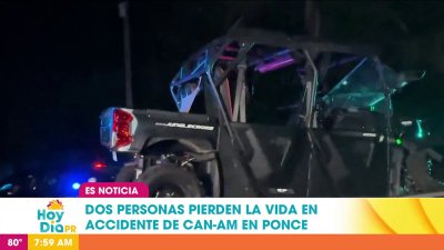 Dos personas pierden la vida tras accidentarse en un Can-Am en Ponce