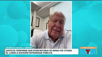 Antonio Sagardía dice que no hay persecución política en citación de exsecretaria del DRNA