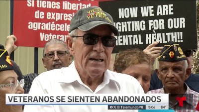 Veteranos denuncian recortes en servicios de salud mental