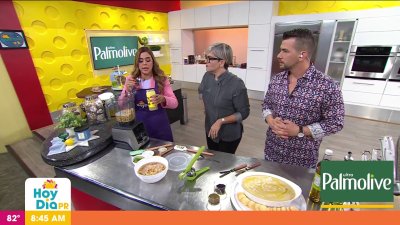 Soraida Asad Sáncehz comparte rica receta en la cocina de la chef Marilyn