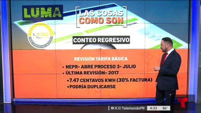 Negociado abrirá proceso de revisión de tarifa básica de luz