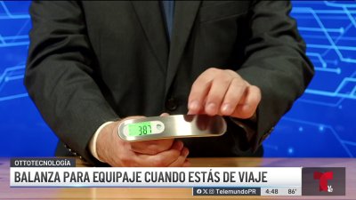 Balanza para equipaje cuando estás de viaje