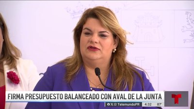 Gobernadora firma presupuesto balanceado avalado por la Junta
