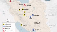 ISTANBUL, TURKIYE – JUNE 13: An infographic titled “Nuclear facilities in Iran” created in Istanbul, Turkiye on June 13, 2025. (Photo by Ufuk Celal Guzel/Anadolu via Getty Images)