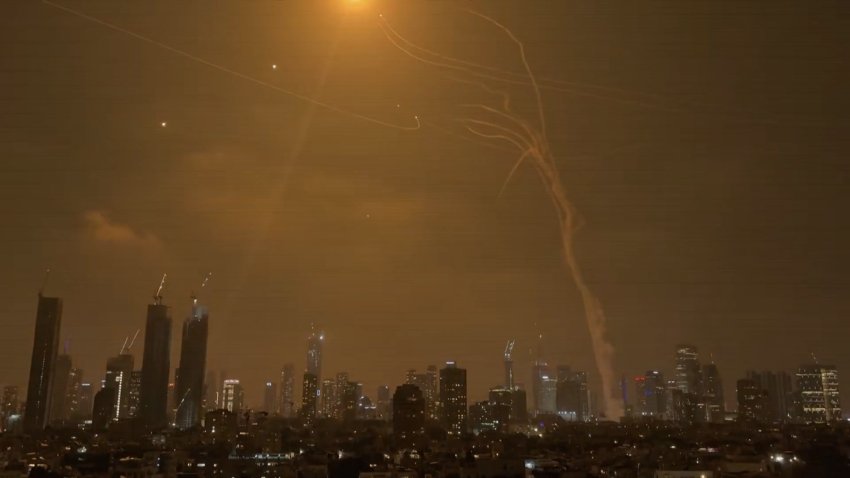 Irán lanza misiles de represalia contra Israel