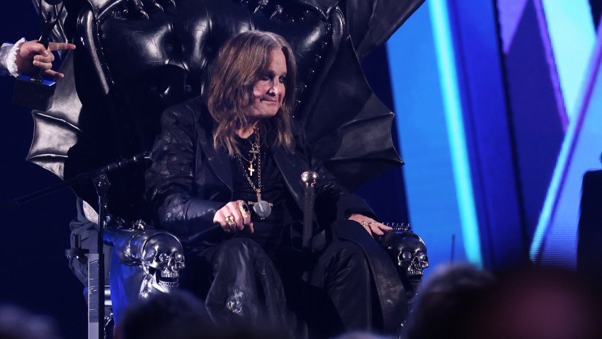 File photo: Ozzy Osbourne speaks onstage during the 2024 Rock & Roll Hall of Fame Induction Ceremony streaming on Disney+ at Rocket Mortgage Fieldhouse on October 19, 2024 in Cleveland, Ohio.