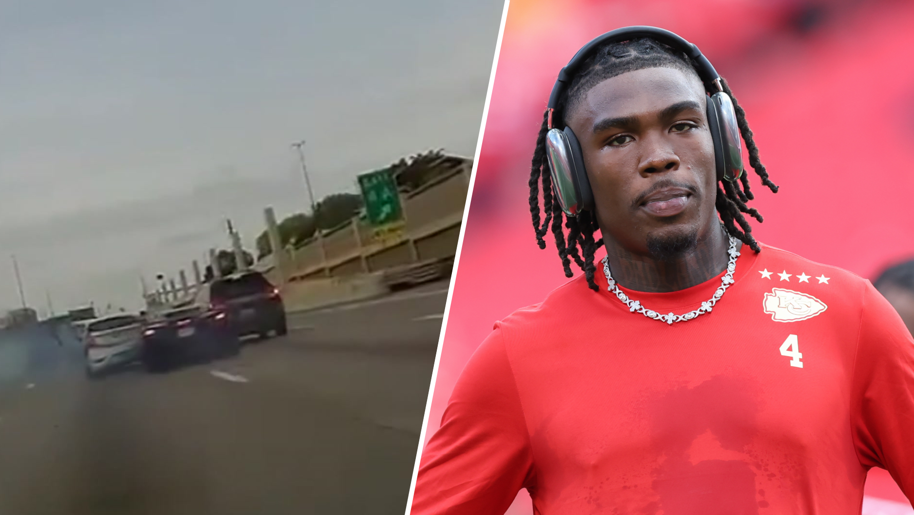 Jugador de los Kansas Chiefs podría estar involucrado en accidente; policía de Dallas lo busca