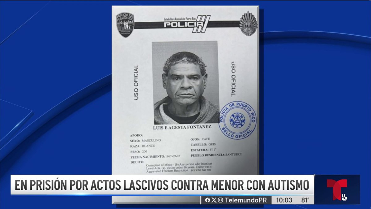 A prisión imputado de cometer actos lascivos contra menor con autismo ...