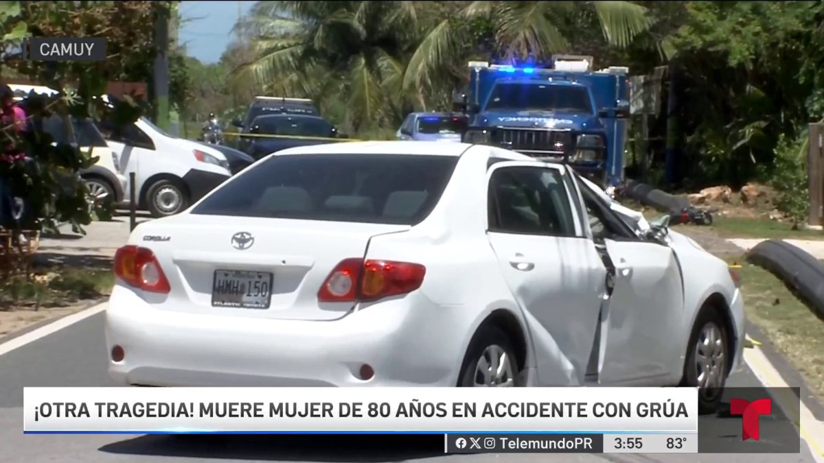 Mujer de 80 años pierde la vida tras choque contra grúa en Camuy ...