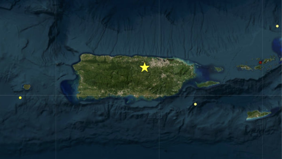 Reportan sismo sentido en la isla con magnitud preliminar de 4.1