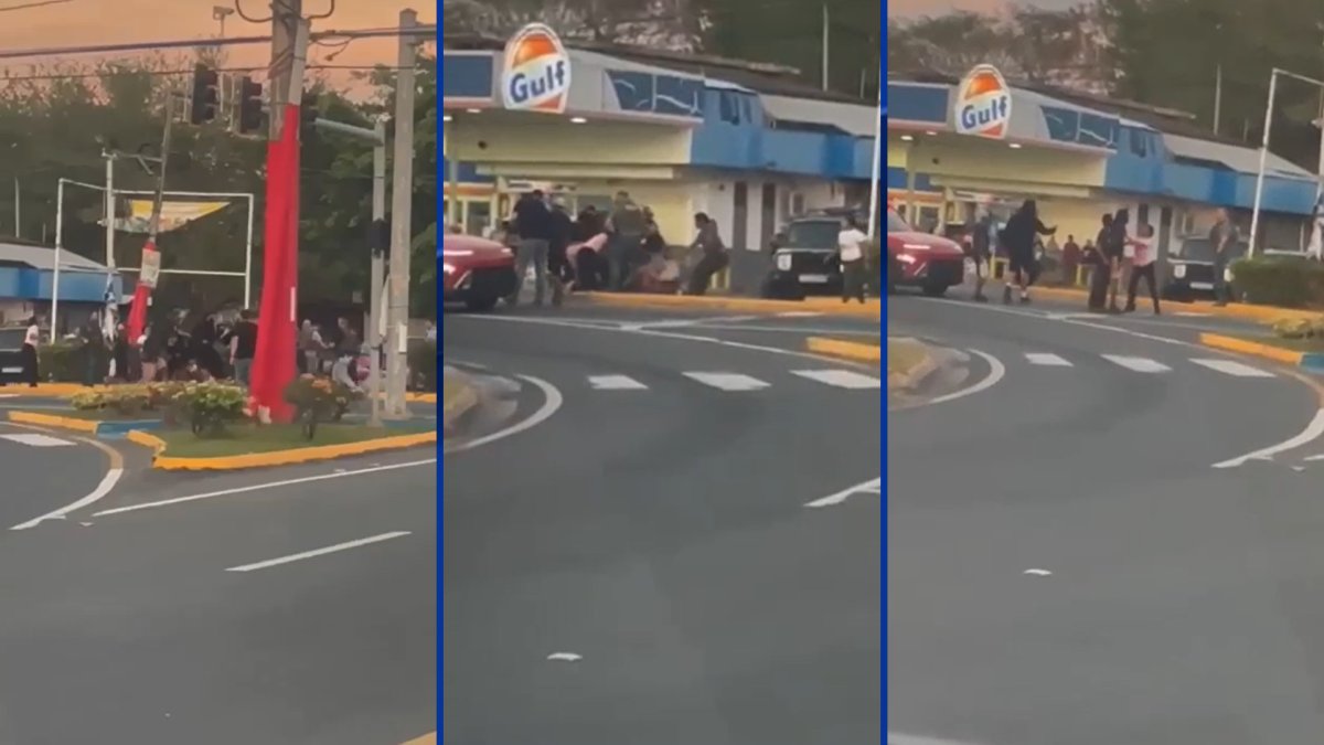 Captado en video: pelea en plena calle en Loíza