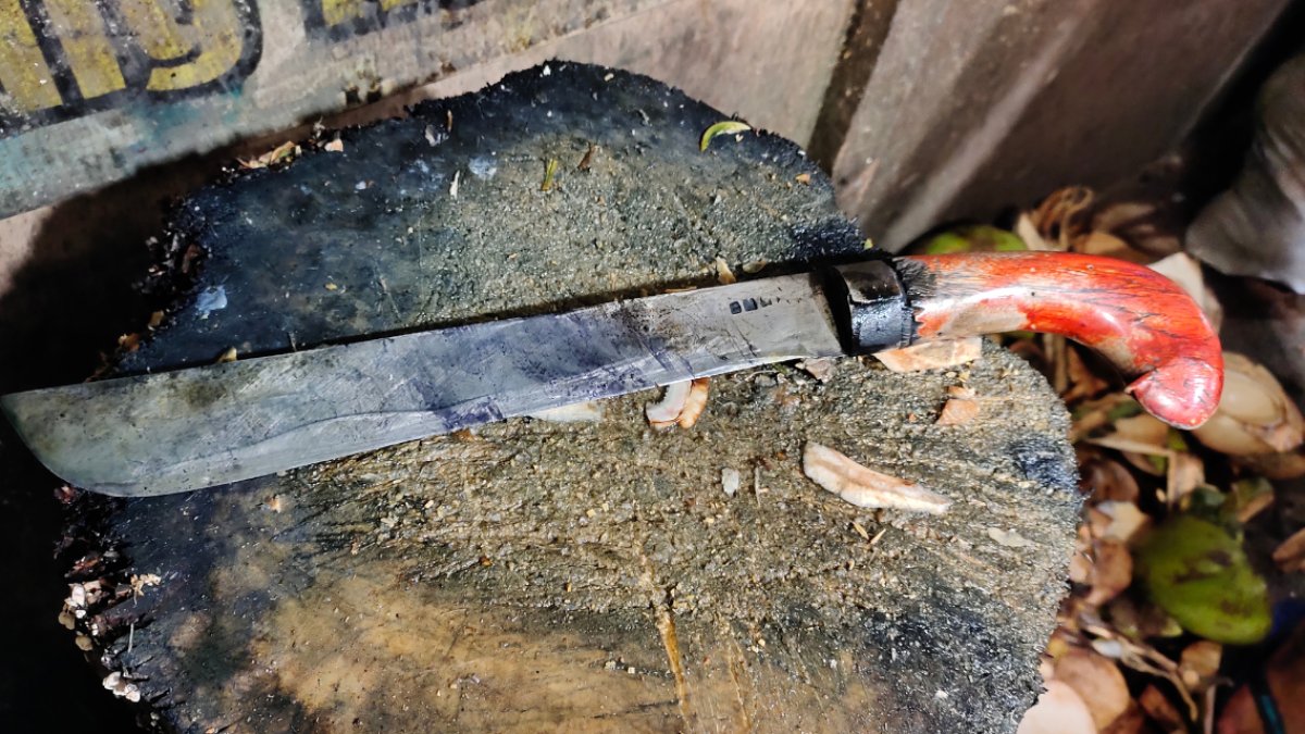 Ingresan en prisión a imputado de amenazar con machete a un hombre en Hatillo