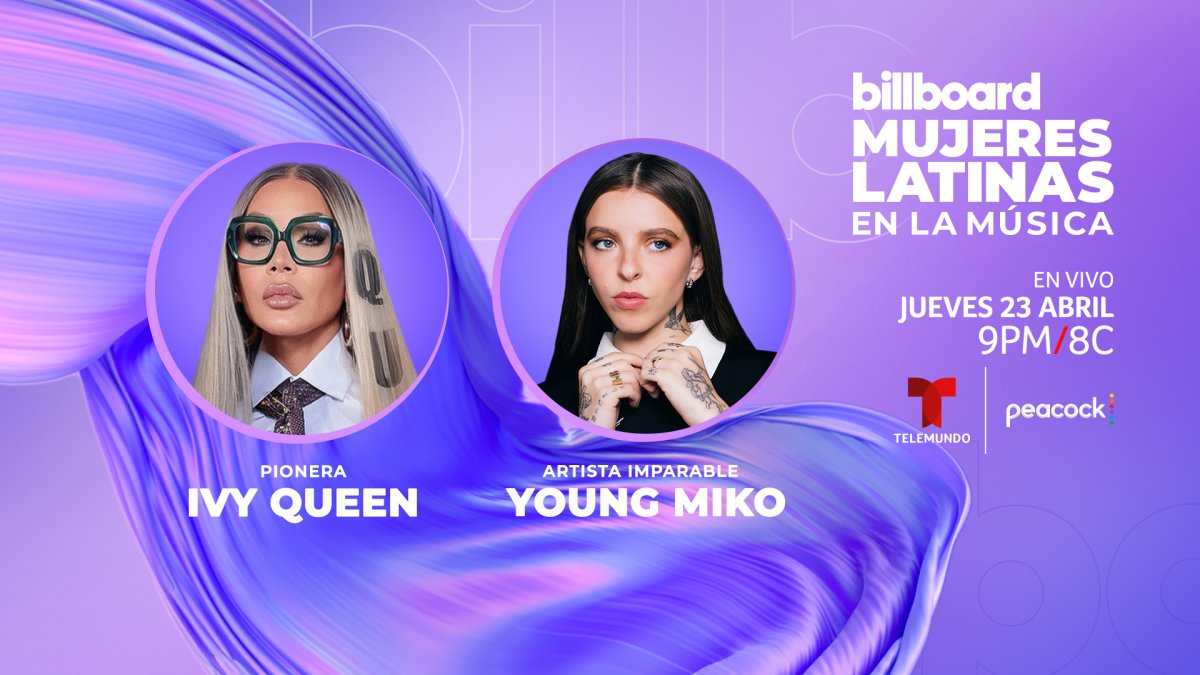 Ivy Queen y Young Miko serán homenajeadas en Billboard Mujeres Latinas en la Música 2026