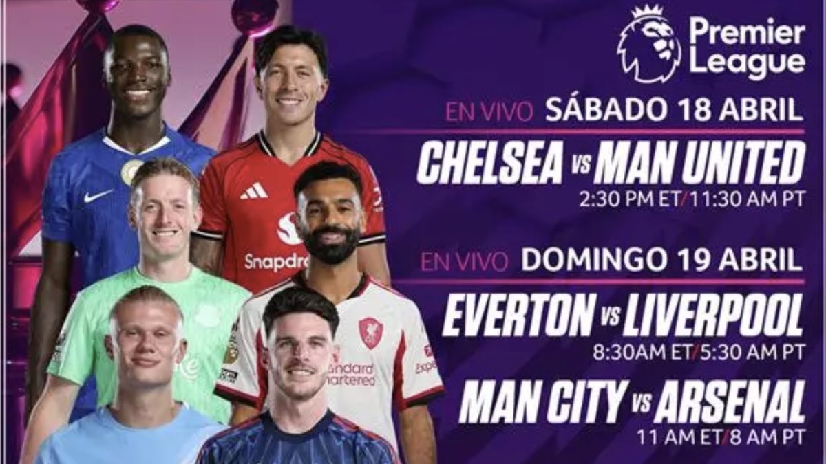 El fútbol de la Liga Premier sigue en Telemundo