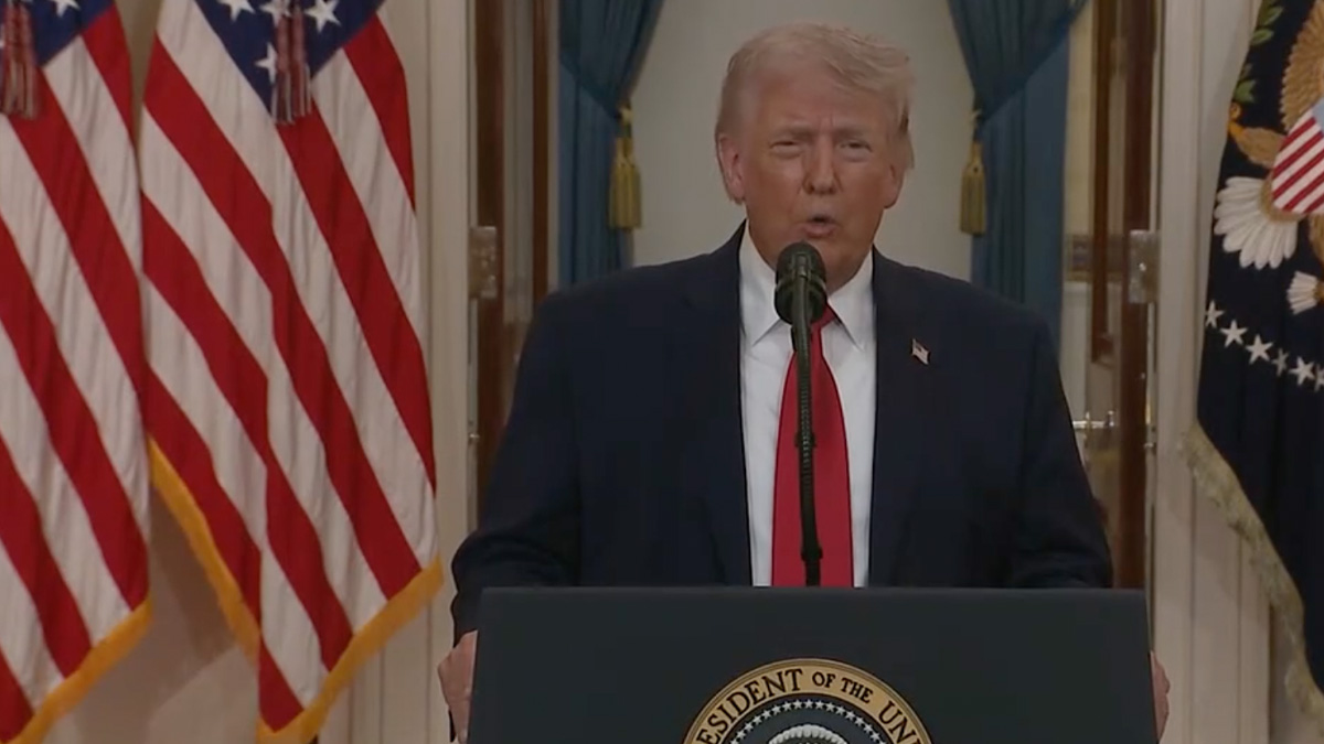 En vivo: El presidente Donald Trump ofrece una actualización sobre la guerra con Irán