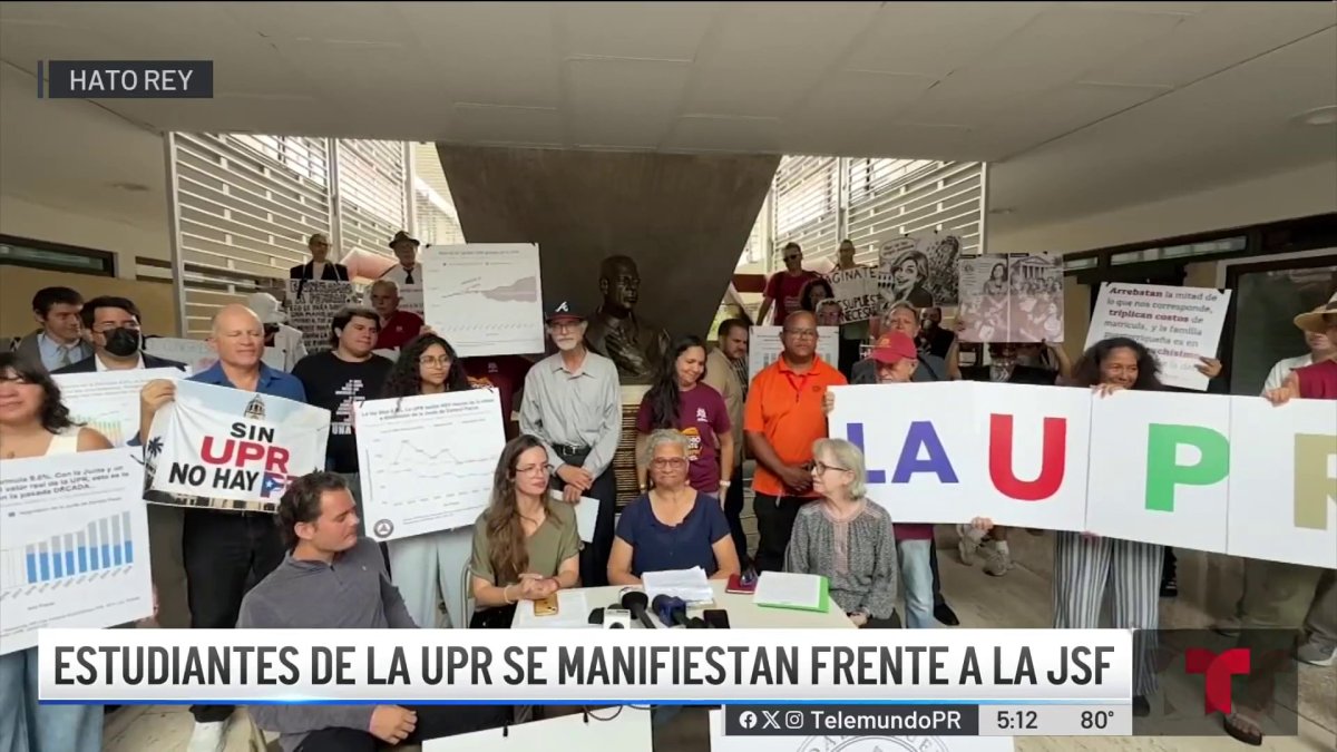 Estudiantes de la UPR exigen rechazar proyecto de reforma universitaria
