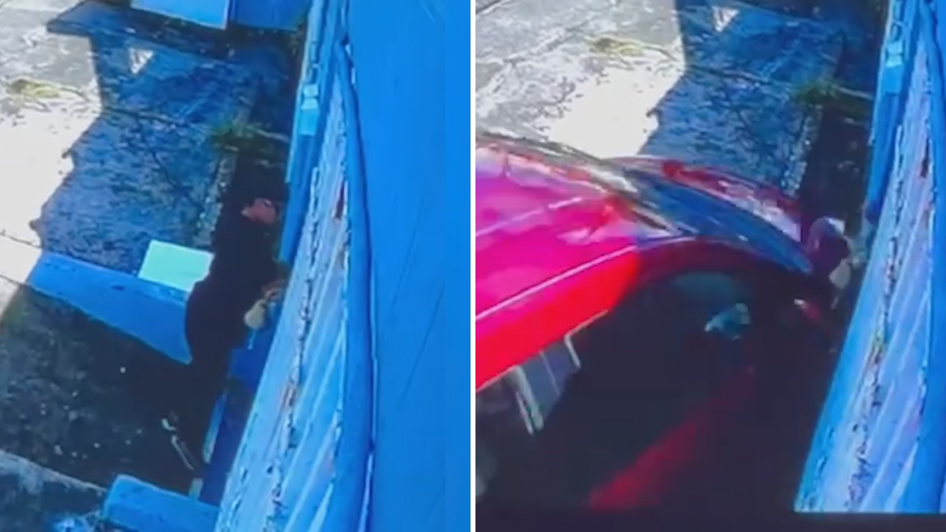 Conductor se estrella contra negocio segundos después de que entrara empleada