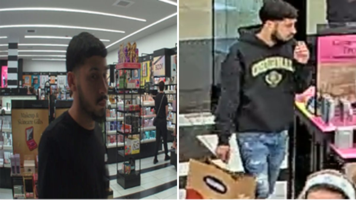 Buscan a dos sujetos por alegado robo de mercancía en Sephora de Plaza de Sol