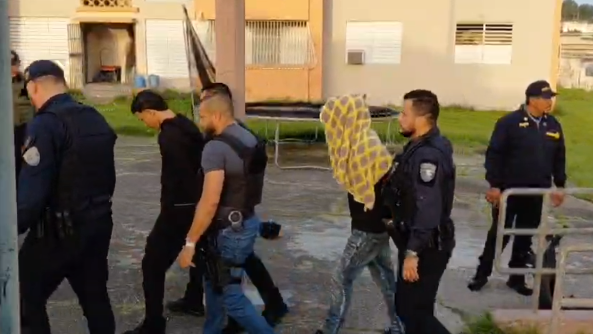 Arrestan a madre e hijo en allanamiento en residencial de Bayamón; ocupan arma y drogas