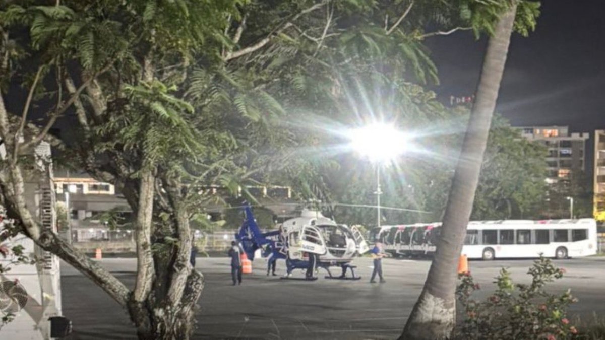Unidad de Aeromed realiza aterrizaje de emergencia en terminal de la AMA