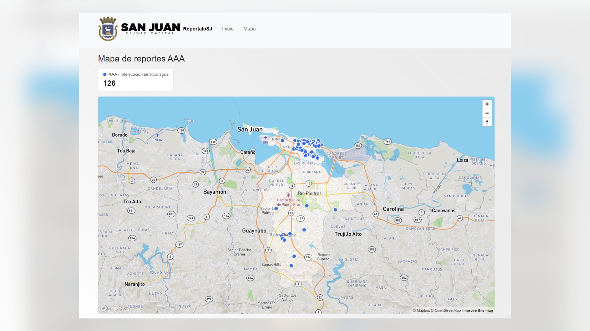 San Juan lanza portal para reportar comunidades sin agua