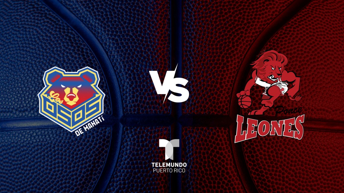 Osos de Manatí vs Leones de Ponce este domingo en el BSN