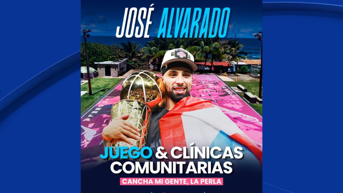 José Alvarado ofrecerá clínicas gratuitas a niños y jóvenes en La Perla como campeón de la NBA