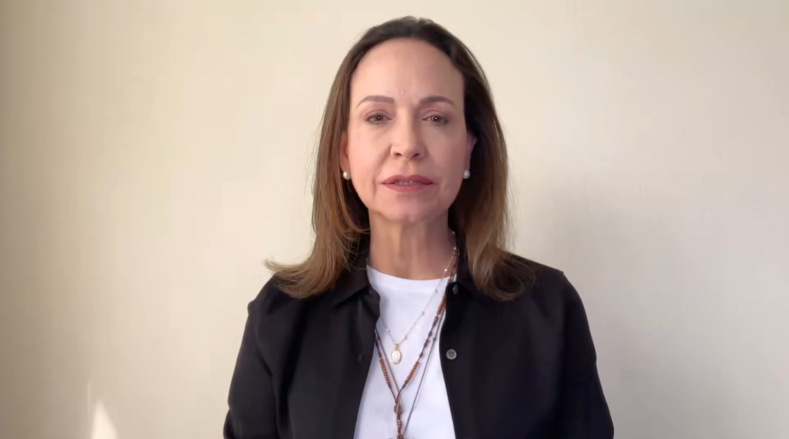 "Haré lo que haya que hacer": María Corina Machado sobre viaje a Venezuela