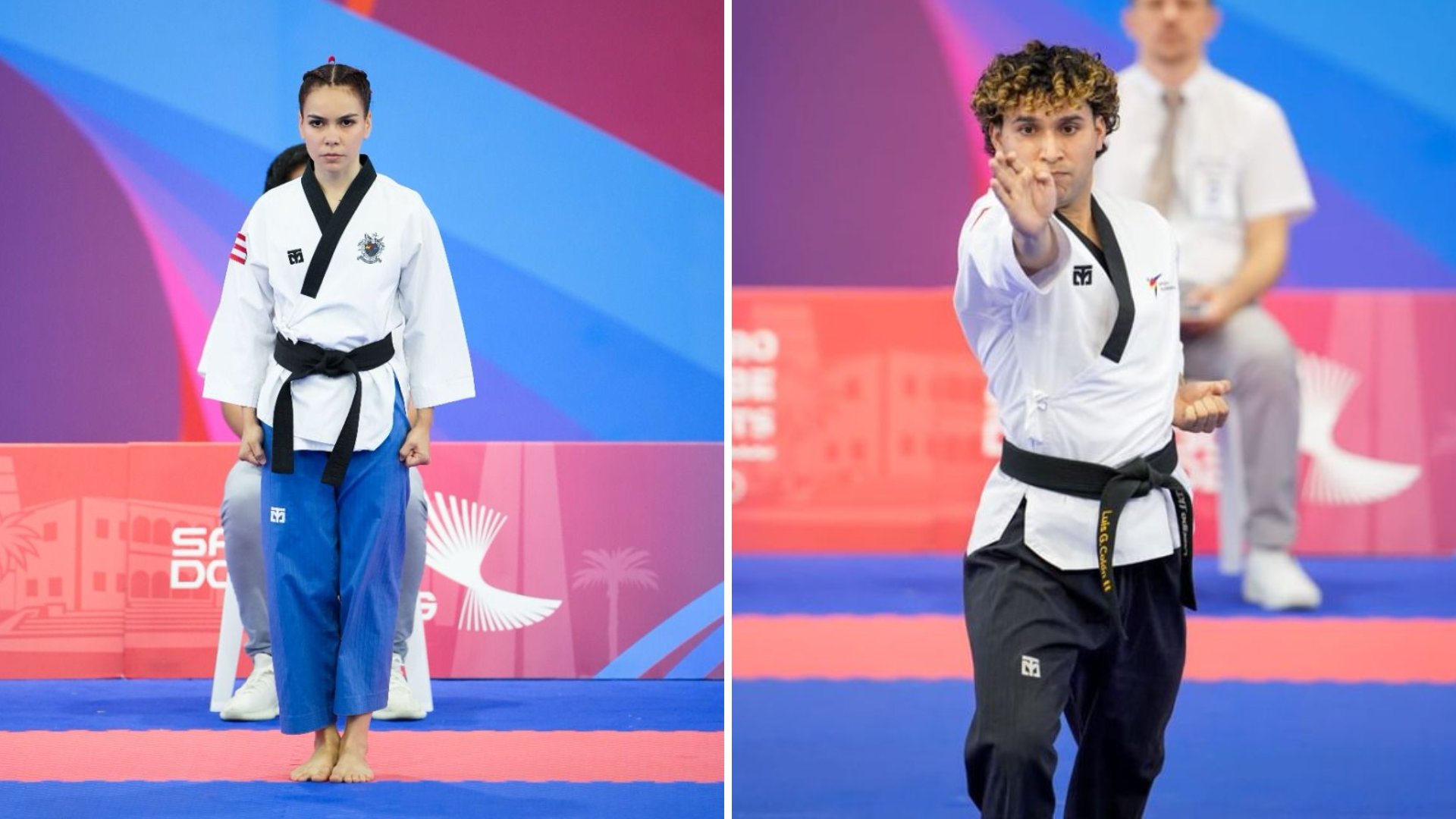 Arelis Medina y Luis Colón con medallas de bronce en los Centroamericanos