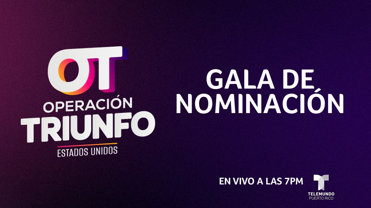 Primera gala de nominación de Operación Triunfo Estados Unidos se celebra esta noche