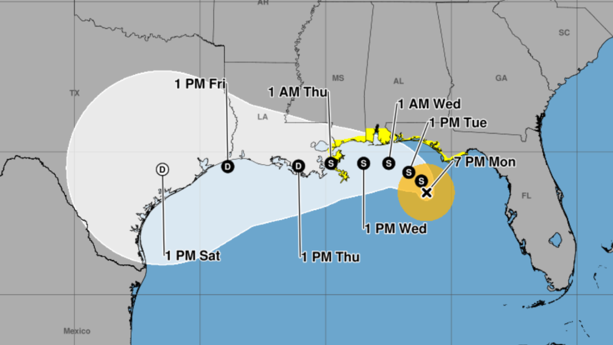 Tormenta Tropical Bertha se forma en el Golfo de México y amenaza el Panhandle de Florida