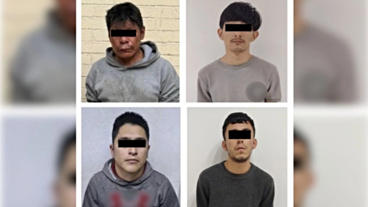 Detienen a cuatro presuntos extorsionadores y vendedores de droga en Ciudad de México