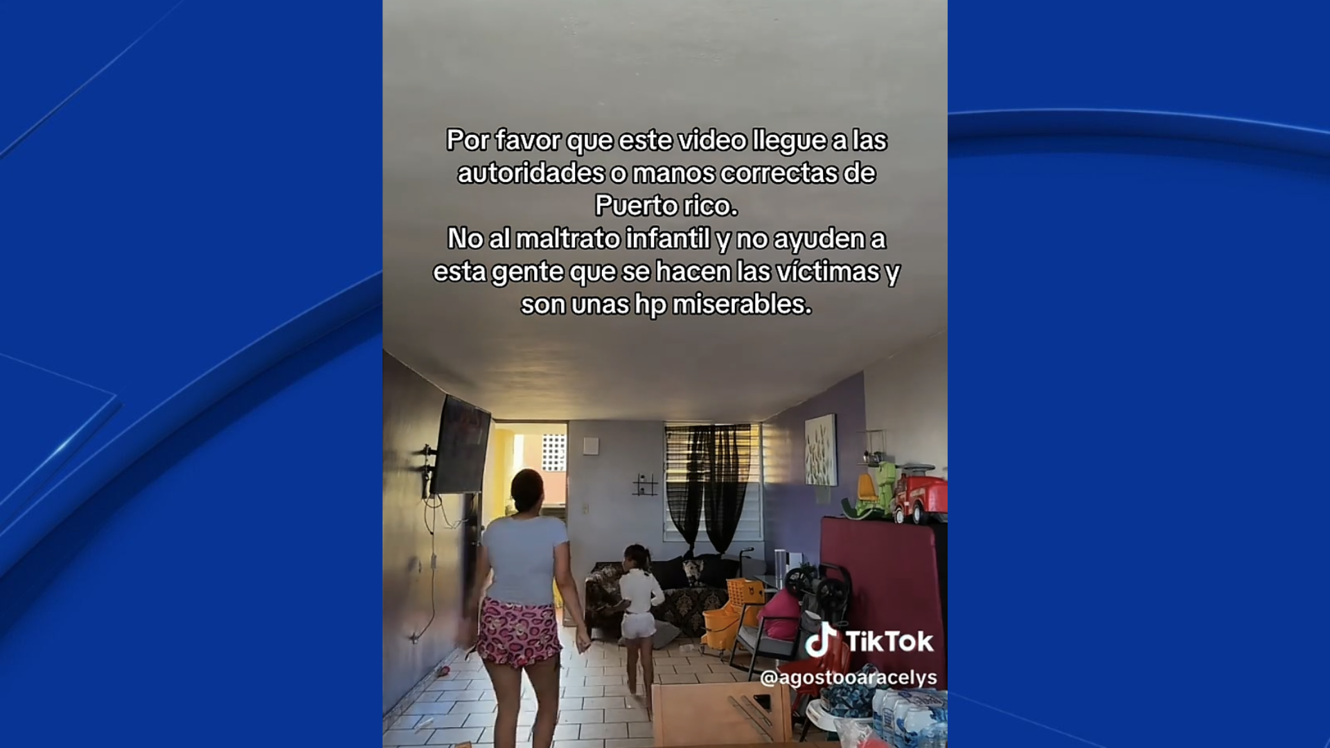 Imagen del artículo de Telemundo PR: Investigan video en redes de mujer gritando palabras soeces a menores