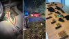 Arrestan a sujetos armados que huyeron tras intervención por rebasar luz roja