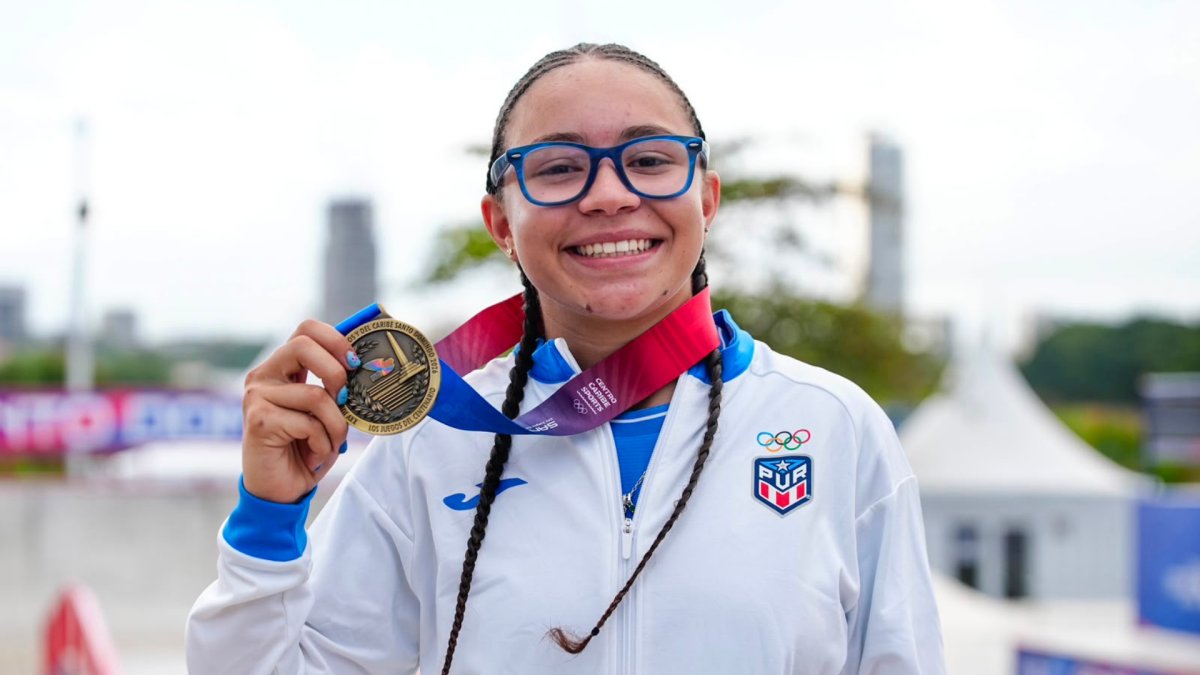 Esmeralda Butler, de 13 años, gana oro en skateboarding en los Juegos Centroamericanos