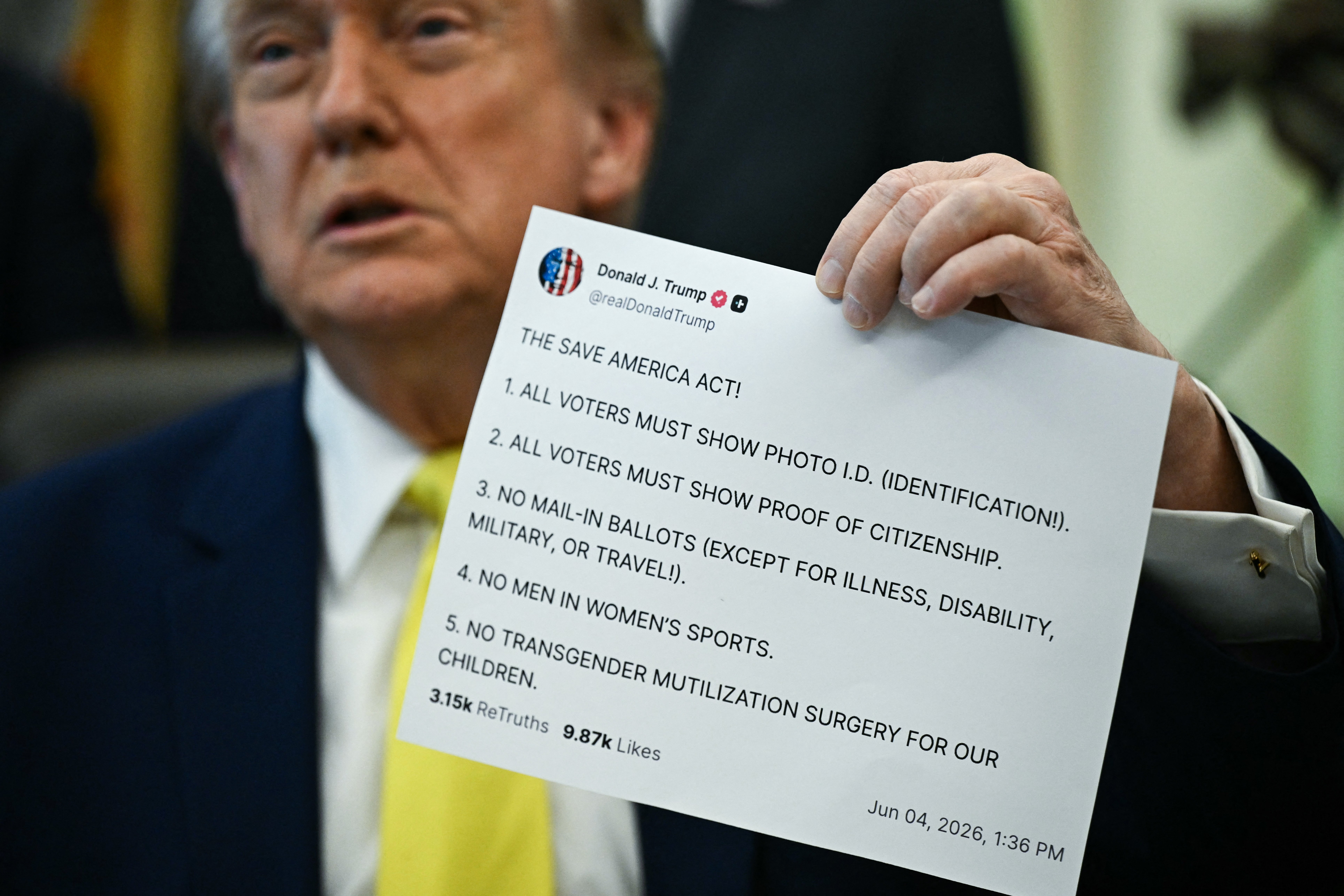 Imagen de la cobertura de: Trump venderá acceso rápido a sus publicaciones en Truth Social